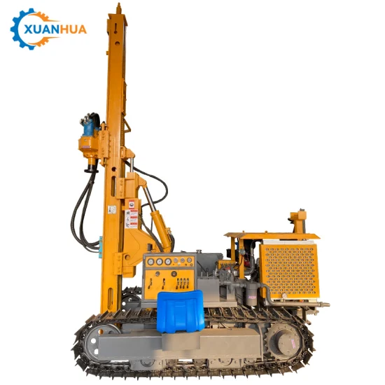 Small Solar Piling Drilling Machine Power Concrete Ramming Pile Driver Machine for Sale