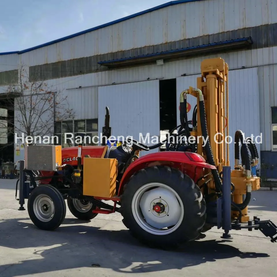 RC200wt Four-Wheel Tractor Mounted Hydraulic Deep Water Well Drilling Rig Machine /Tractor Borehole Water Drilling Rig Machine /Water Drilling Equipment