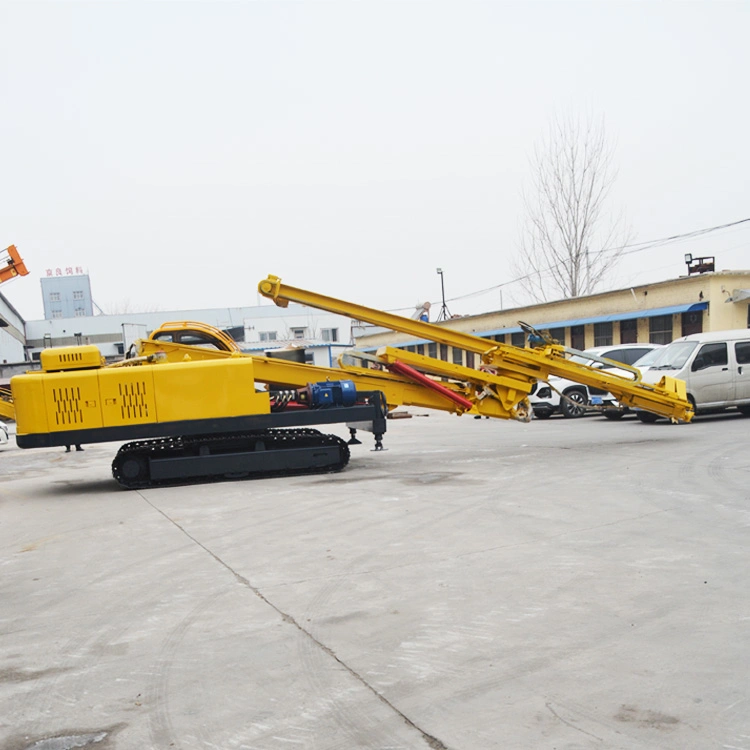 Professional Crawler Type Slope Protection Anchoring Drilling Rig 6-50m