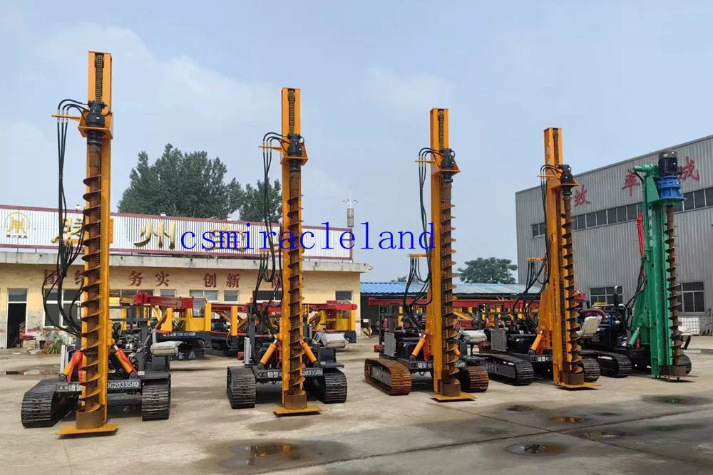Crawler Hydraulic Driven Helical Solar Photovoltaic Pile Driver (BDLQ80)