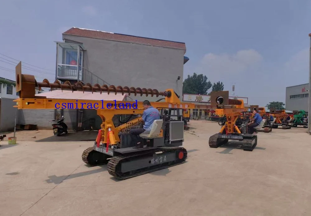 Crawler Hydraulic Driven Helical Solar Photovoltaic Pile Driver (BDLQ80)