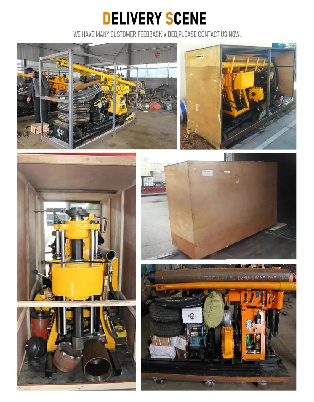 for Sale Truck Mounted 50m 100m 150m 180m 200m Water Well Drilling Rig Exploration Coring Drill Rig