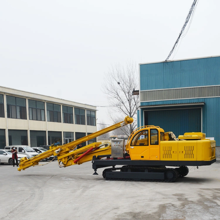 Professional Crawler Type Slope Protection Anchoring Drilling Rig 6-50m