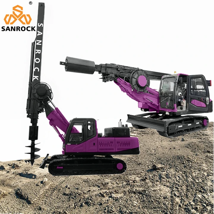 Auger Rotary Drilling Rigs Construction Machinery Hydraulic Rotary Drilling Rig Machine