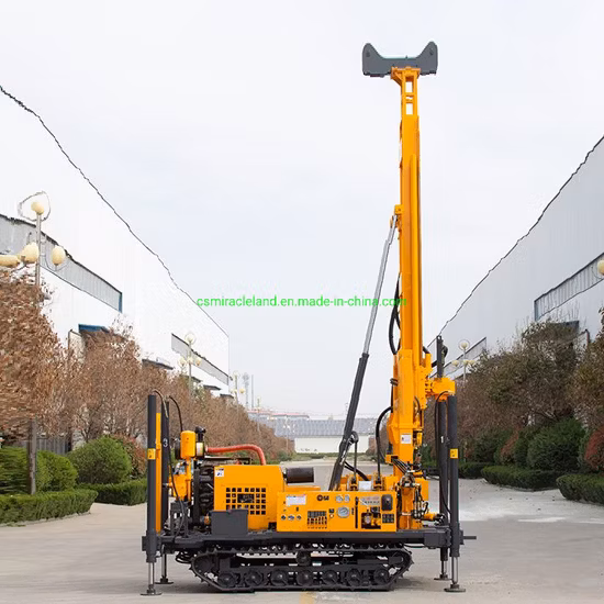 Jdl-280 Crawler Portable Top Drive Rotary Geotechnical Coring/Soil Sampling Exploration Wireline Core Drilling Rig
