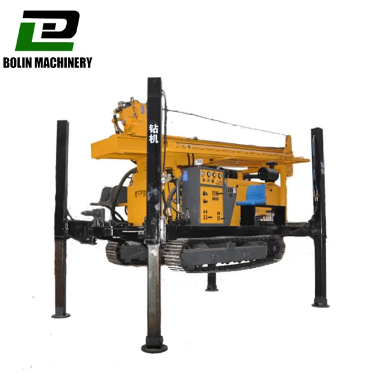 China Factory Price 100m 200m 300m 500m Deep Water Well Drilling Rig Pneumatic Drilling Machine for Sale
