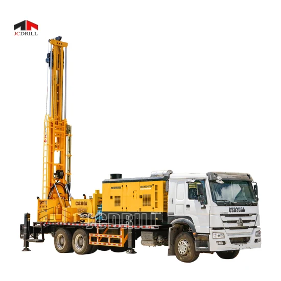 (CSD200A) Factory Price 300m Depth Truck Mounted Borehole Drill Machine Rotary Oil Drilling Equipment Water Well Drilling Rigs